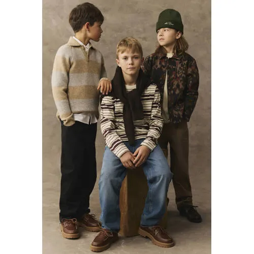 Les Deux regular fit sweatpant - zwart Broek Jongens Polyester Effen