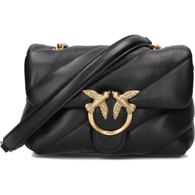 Pinko Love Puff Mini schoudertas zwart