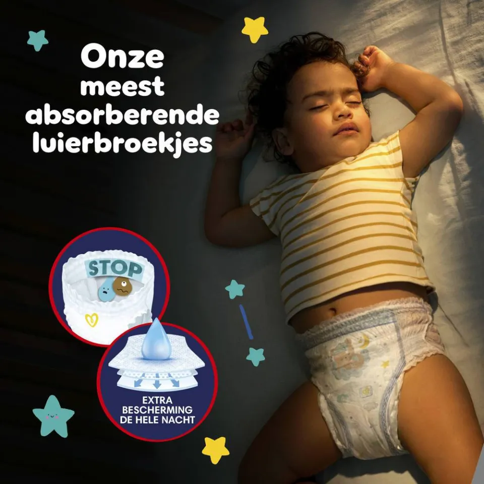Pampers Baby Dry Night Pants luierbroekjes maat 5, 160 stuks, foto 3