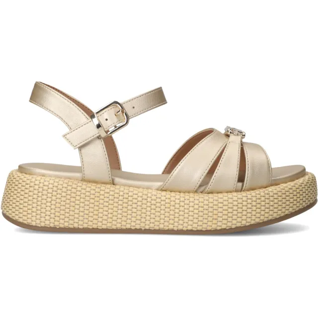 Tommy Hilfiger Erika sandalen champagne Platinum