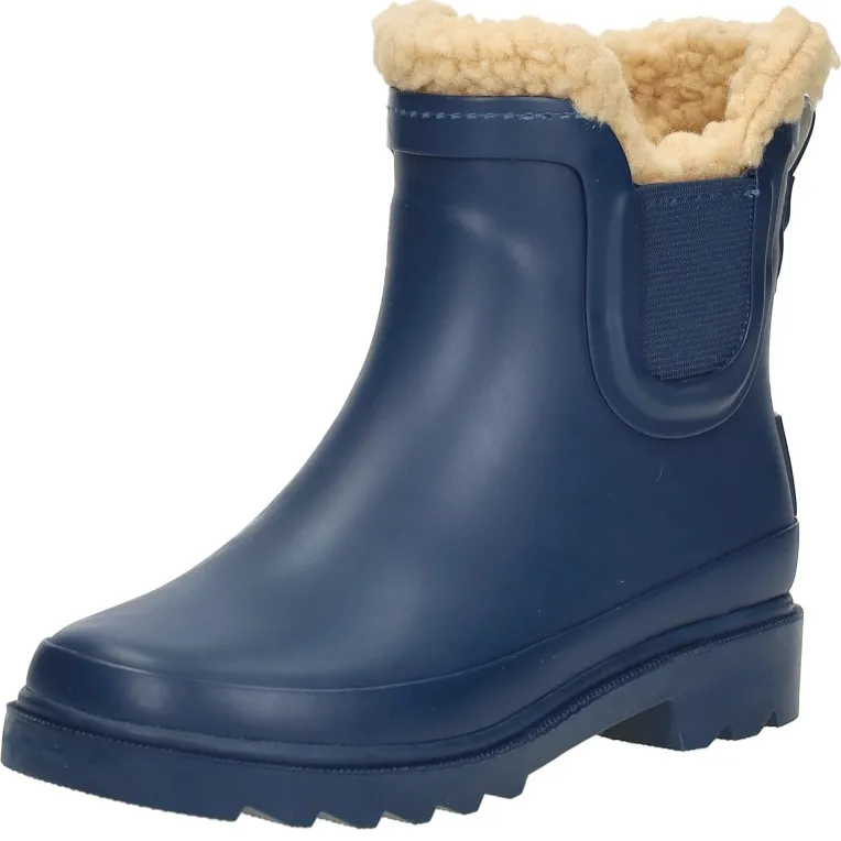 Keq Chelsea Rainboots Fur regenlaarzen blauw, foto 3