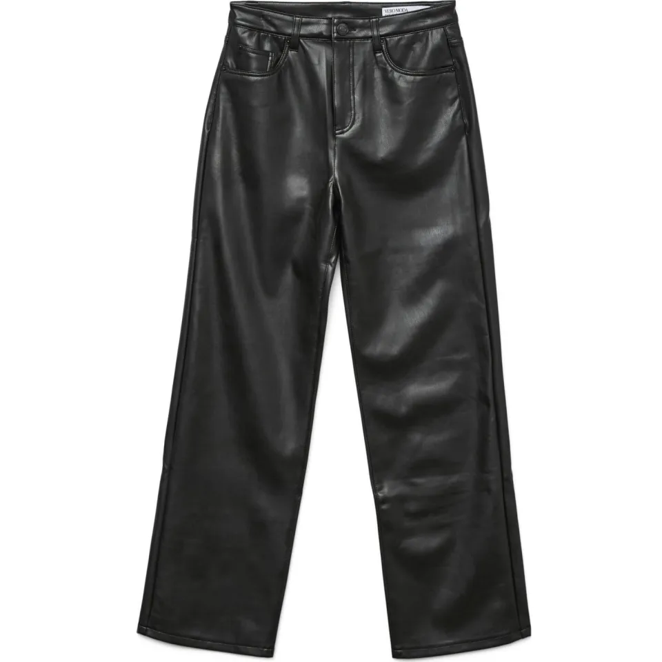 Vero Moda Tessa wide pantalon zwart, foto 3