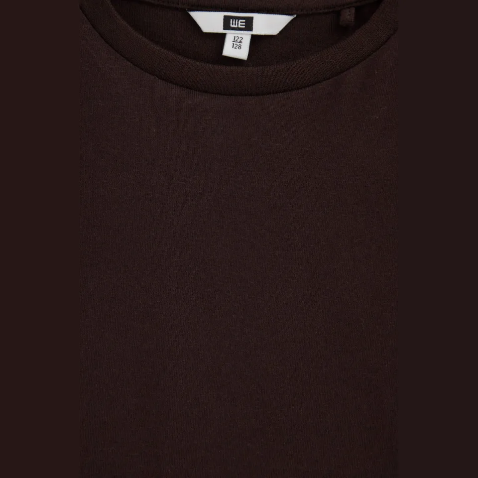 WE Fashion longsleeve donkerbruin, foto 5