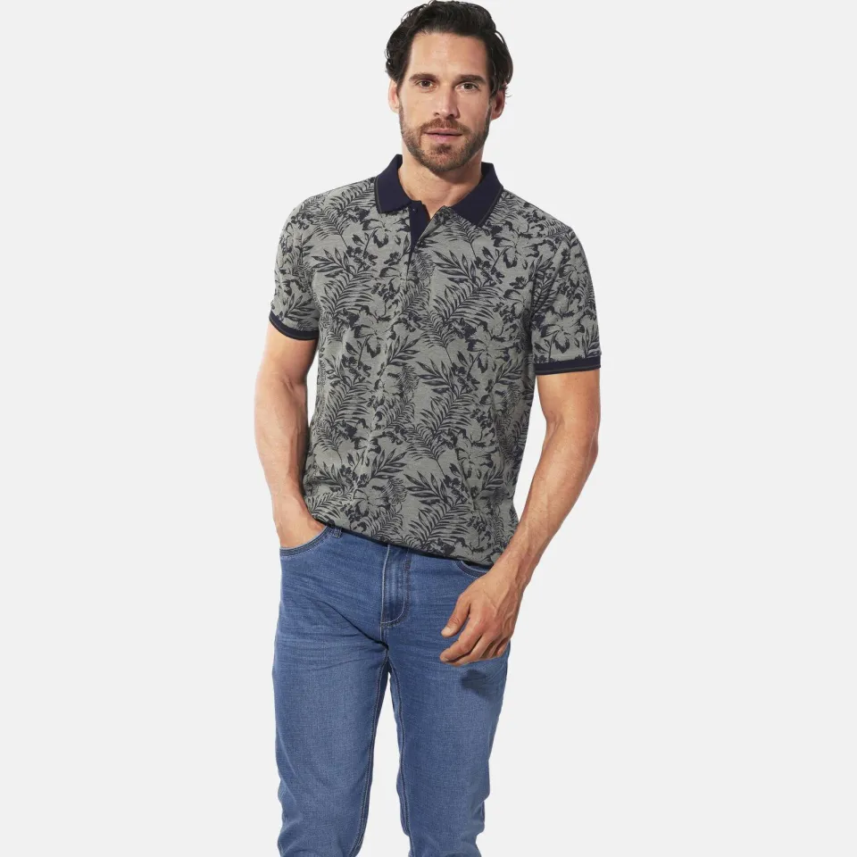 Babista polo Plus Size +FIT Collectie - olijfgroen