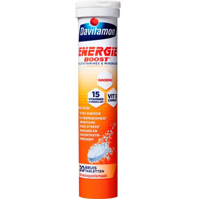 Davitamon Energie Boost Ginseng bruistabletten