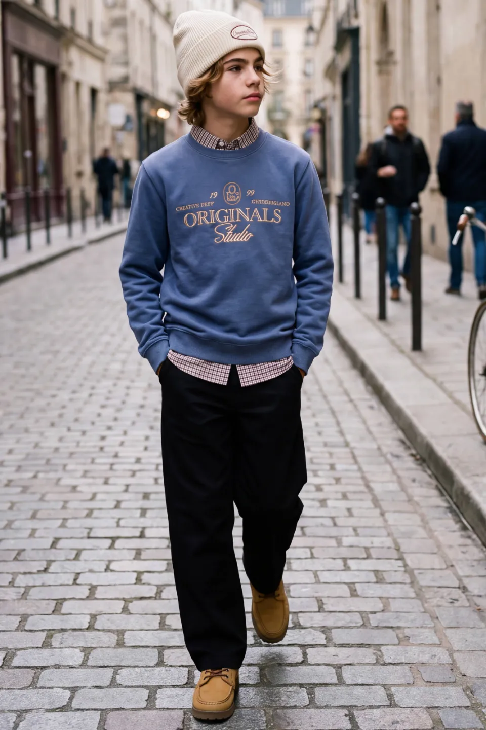 Jack & Jones barrel casual broek zwart, foto 3