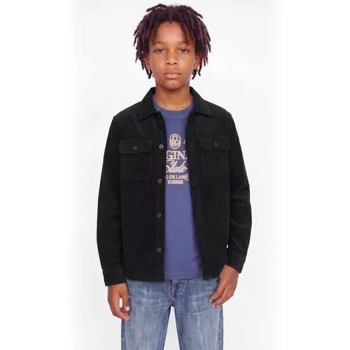 Jack & Jones JUNIOR corduroy overhemd - zwart, foto 2