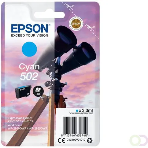 Epson 502, Cyaan (Verrekijker) Blauw