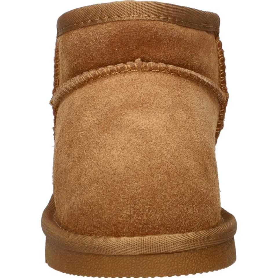 Nelson Kids gevoerde suède enkelboots cognac, foto 3