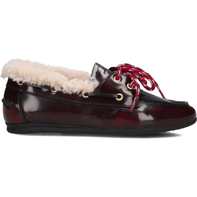Toral Nahua mocassins bordeaux Rood