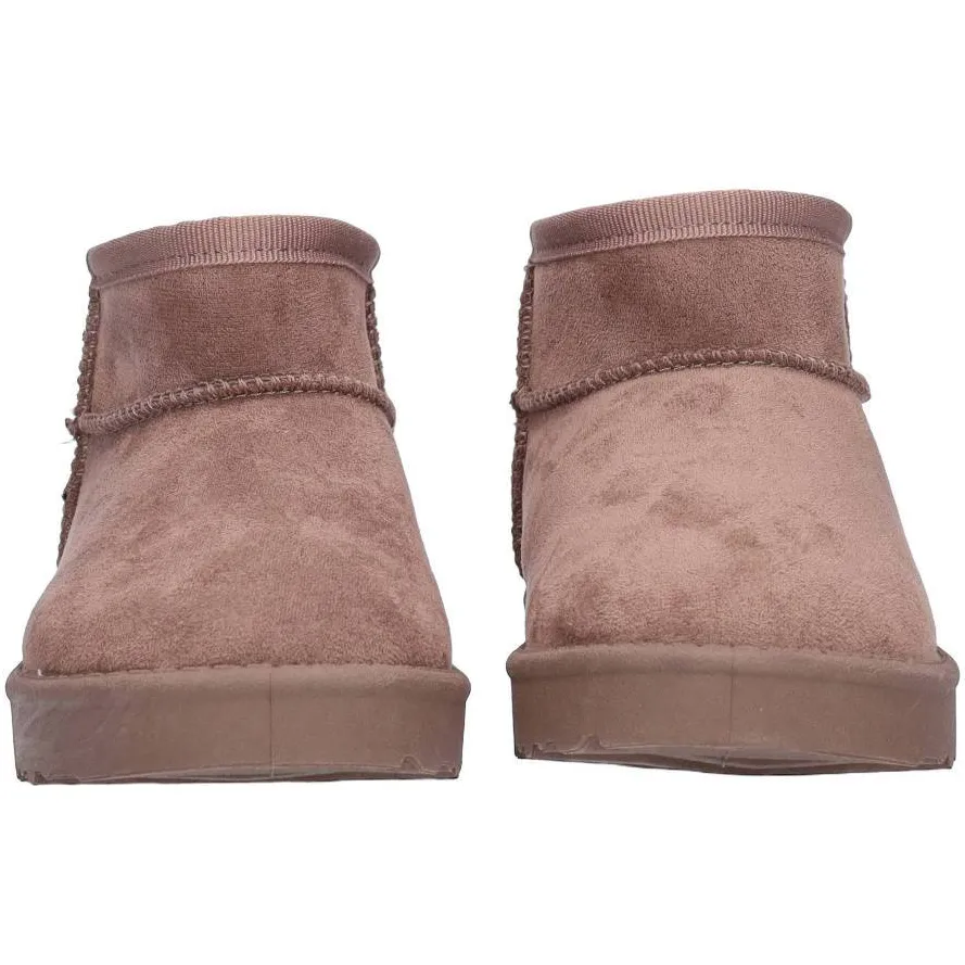 Braqeez warm suèdelook enkelboots - taupe, foto 5