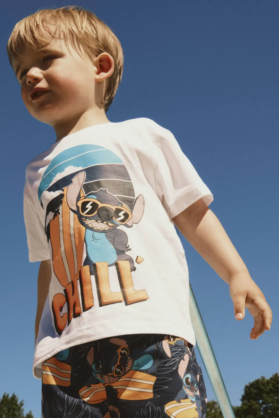 NAME IT MINI Lilo & Stitch t-shirt wit, foto 5