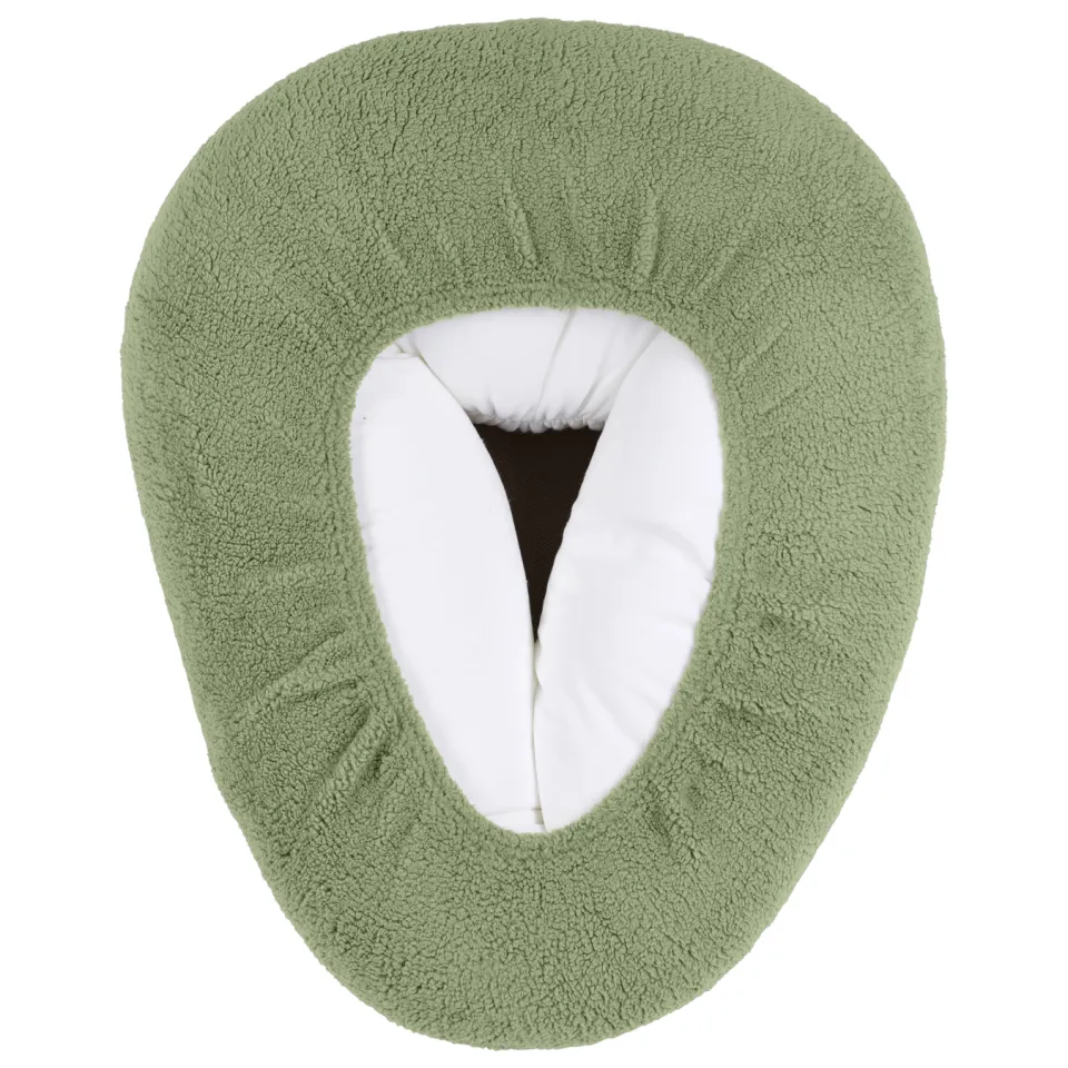 Meyco teddy relaxhoes voor voedingskussen groen, foto 2