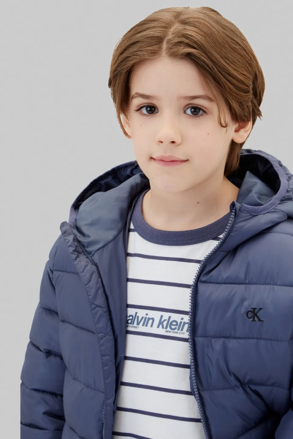 Calvin Klein gewatteerde winterjas blauw, foto 4