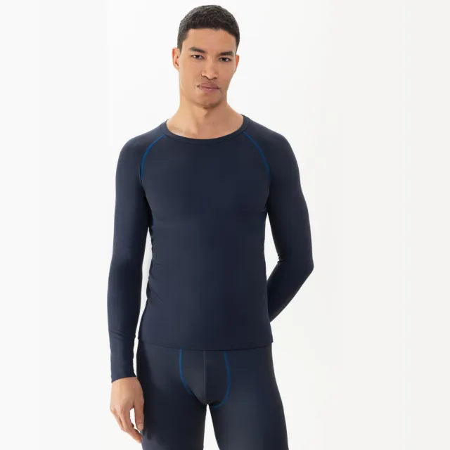 Mey Longsleeve Serie High Performance Yacht Blue