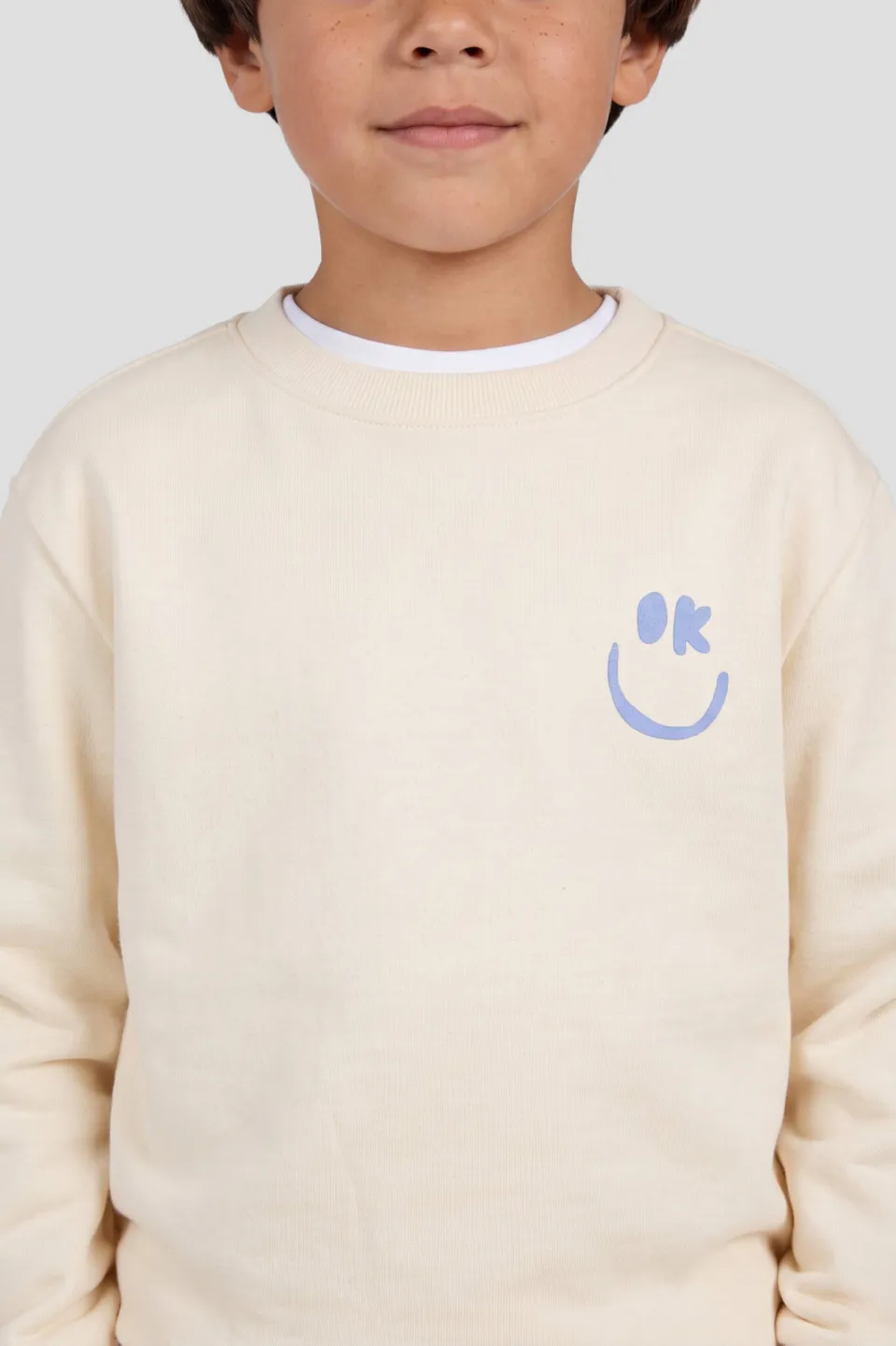 Orange Stars sweater met print ecru, foto 5