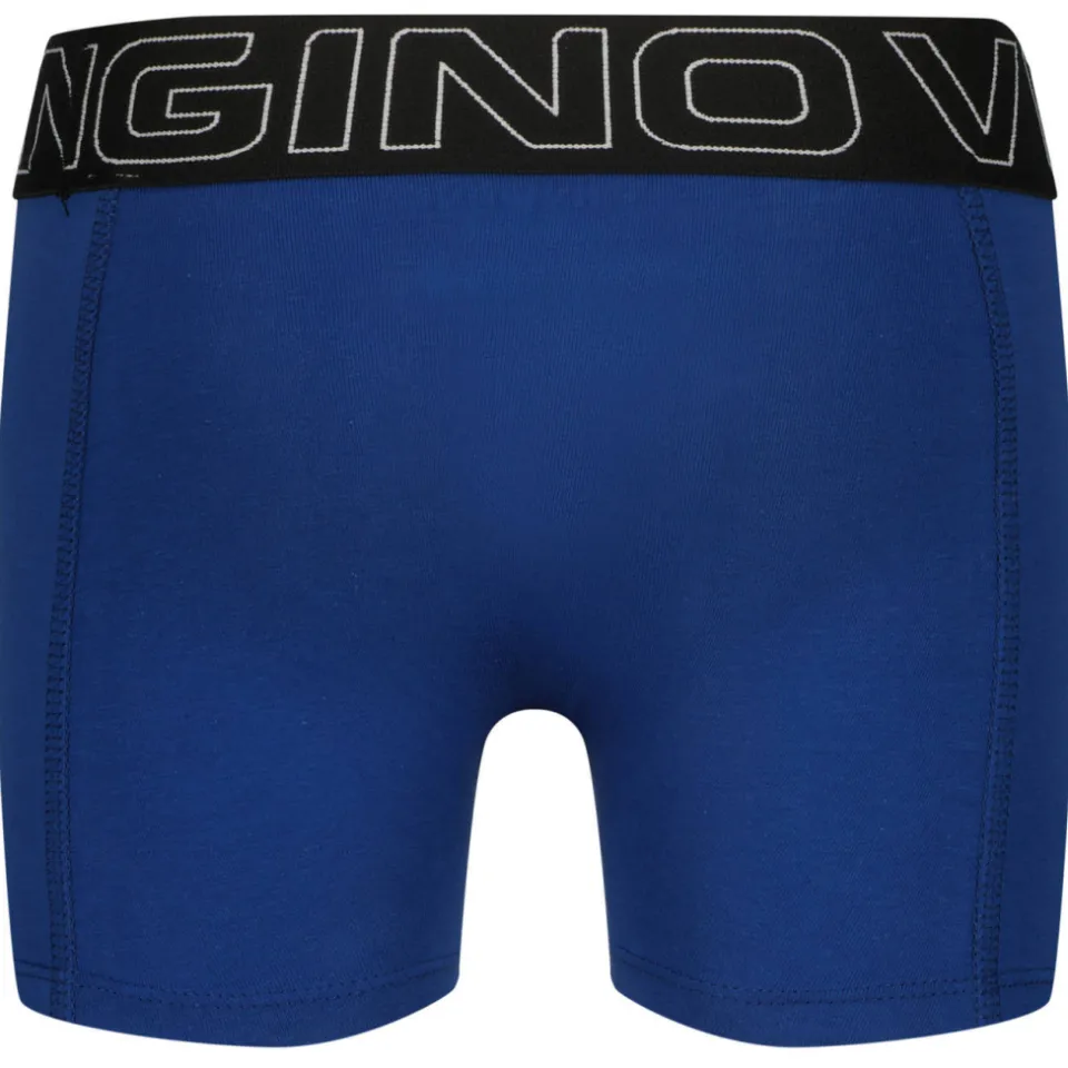 Vingino boxershorts set van 5 donkerblauw donkerblauw/limegroen/zwart, foto 6