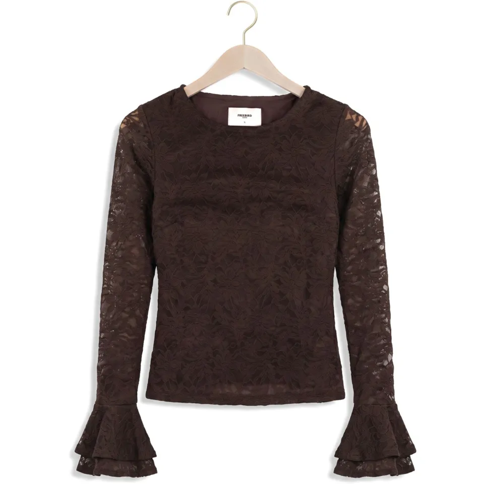 Freebird Beverly top bruin, foto 2