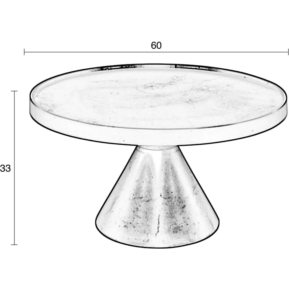 Zuiver salontafel Floss (⌀60 cm) zwart, foto 5