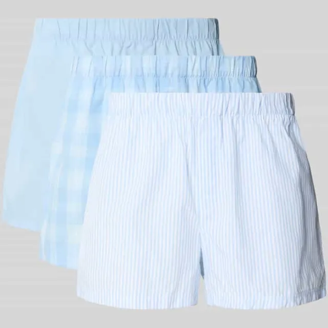 Jack & Jones Boxershort met elastische band in een set van 3 stuks, model 'MILANO' marineblauw, foto 2