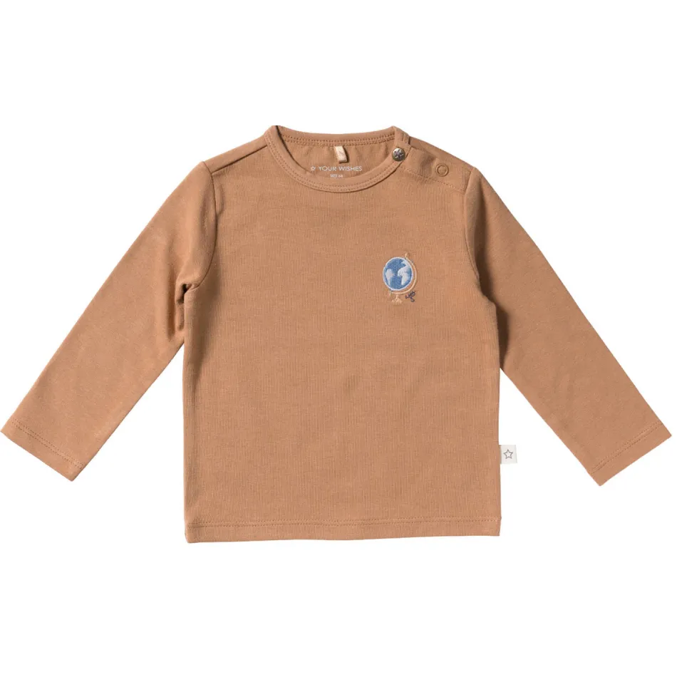 Your Wishes longsleeve bruin, foto 2
