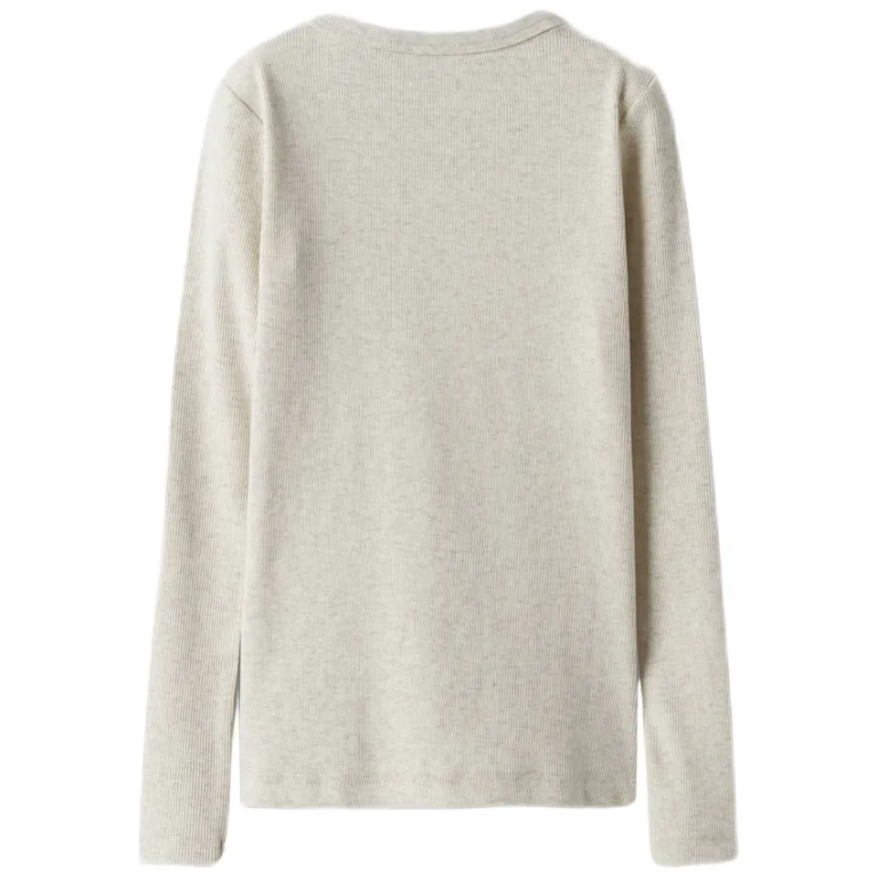 NAME IT KIDS longsleeve gebreid beige melange, foto 4