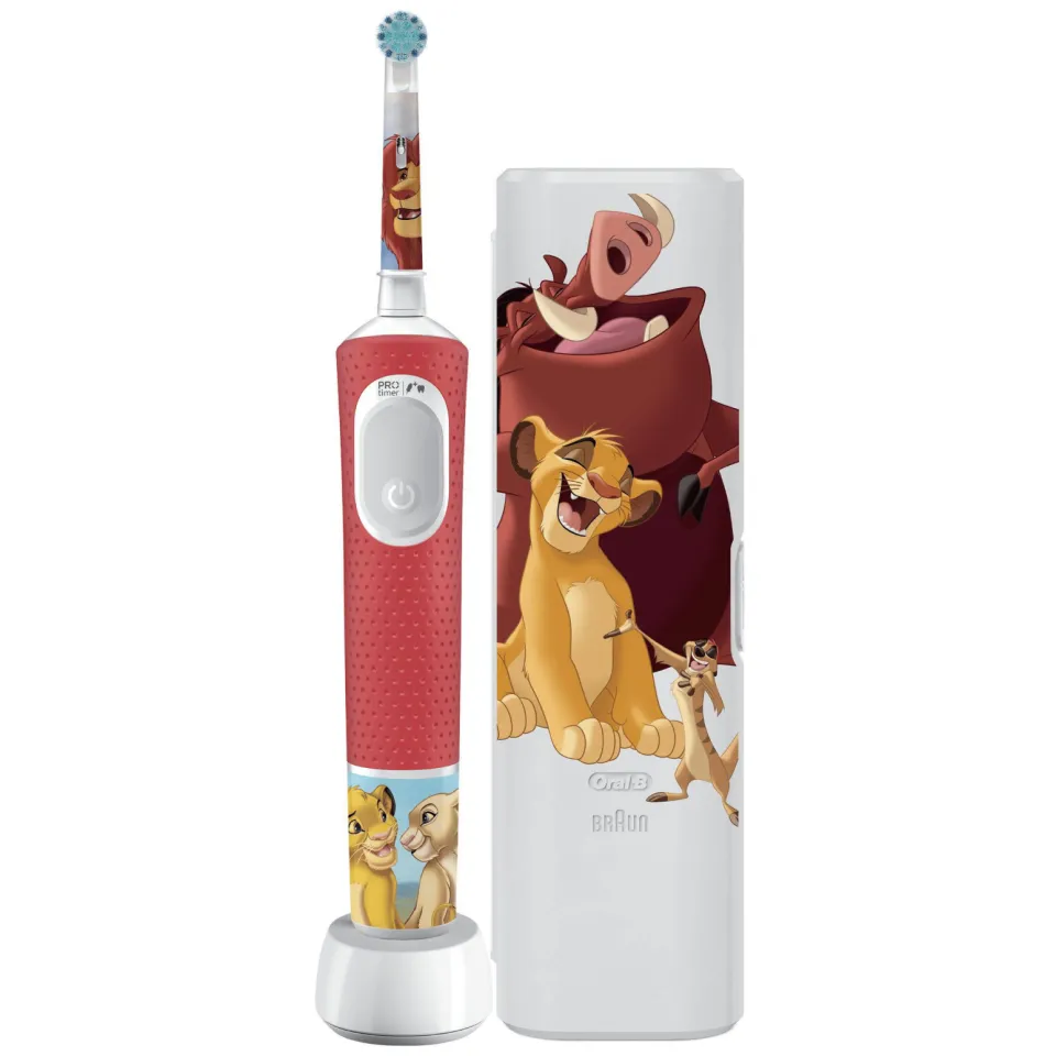 Oral-B Pro Kids The Lion King elektrische tandenborstel + Reisetui