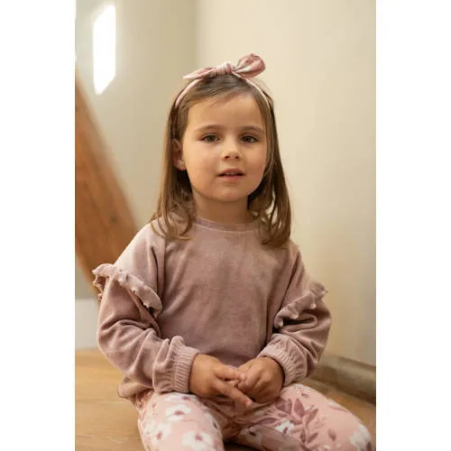 Dirkje oversized sweater met ruches - roze, foto 3