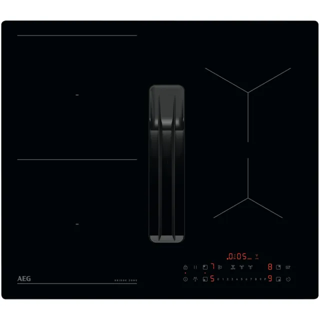 AEG TT64CB00CB inductiekookplaat met afzuiging zwart