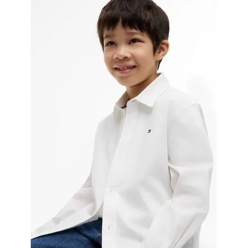 Tommy Hilfiger poplin overhemd - wit, foto 3