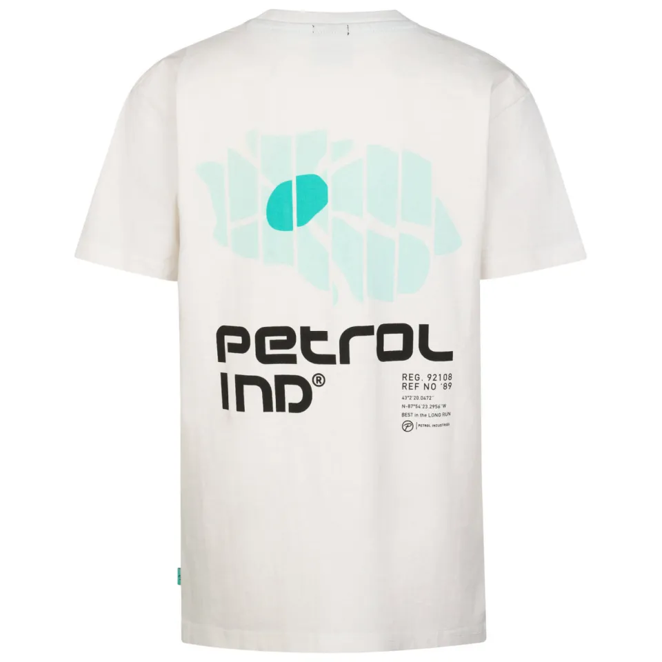 Petrol Industries t-shirt met backprint wit, foto 3