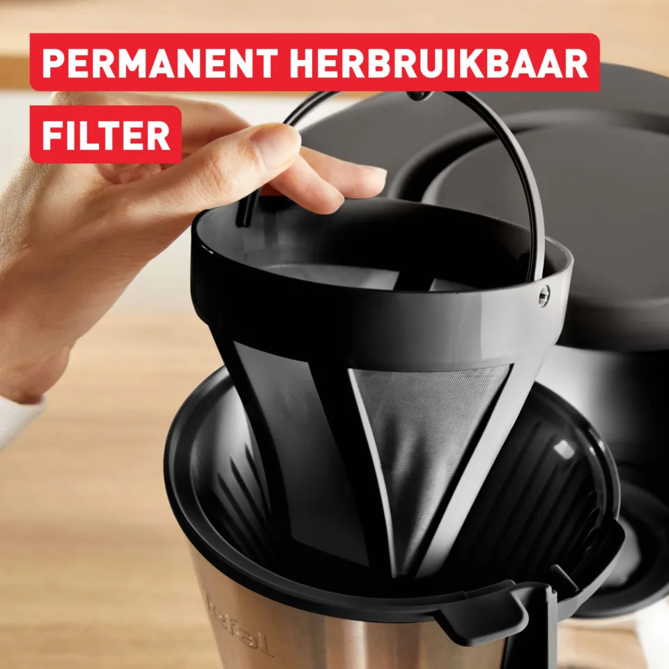 Tefal Subito CM5S1D filterkoffiezetapparaat zwart, foto 8