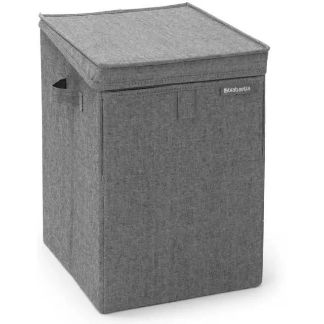 Brabantia Brabantia Wasbox stapelbaar, 35 liter - Pepper Black (35 liter)