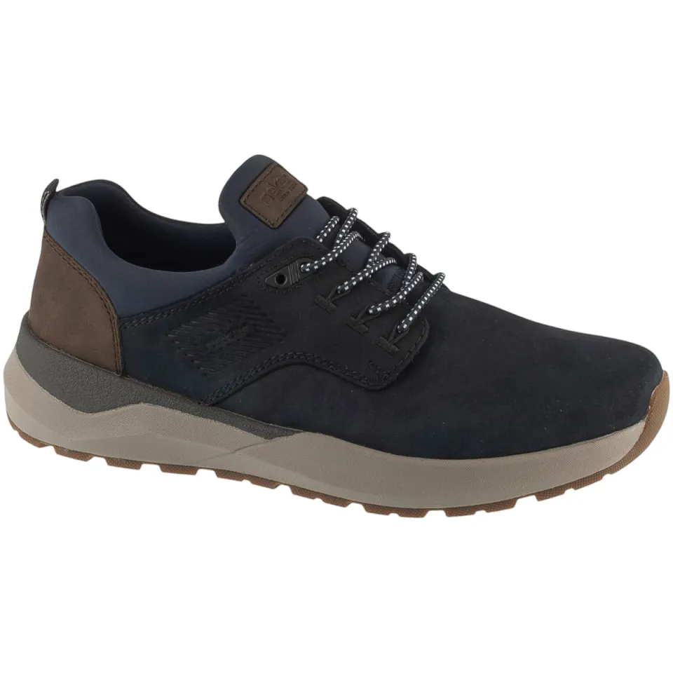 Rieker 06050 lage sneaker blauw, foto 2