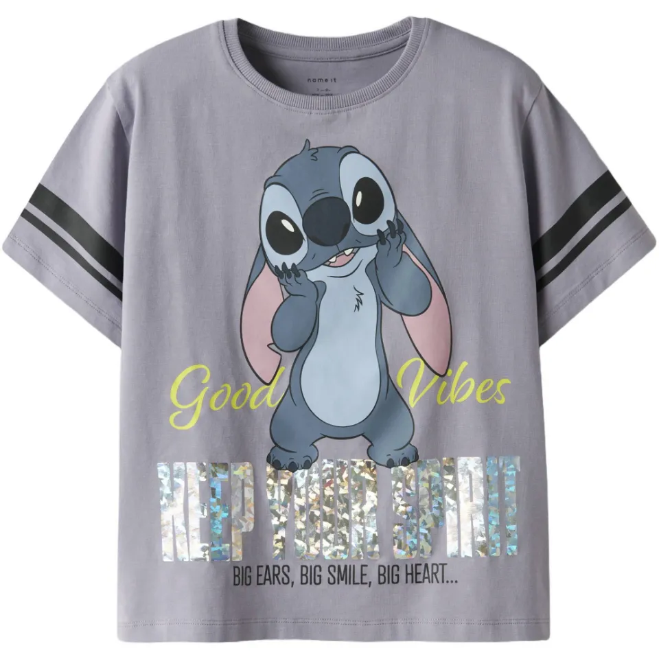 NAME IT KIDS t-shirt paars, foto 2