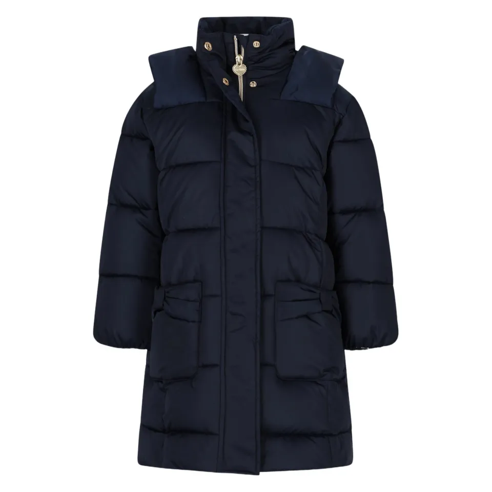 Le Chic gewatteerde winterjas donkerblauw, foto 2