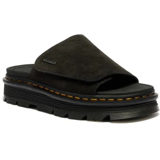 Dr. Martens Zebzag Slide EH Suede slippers zwart, foto 3