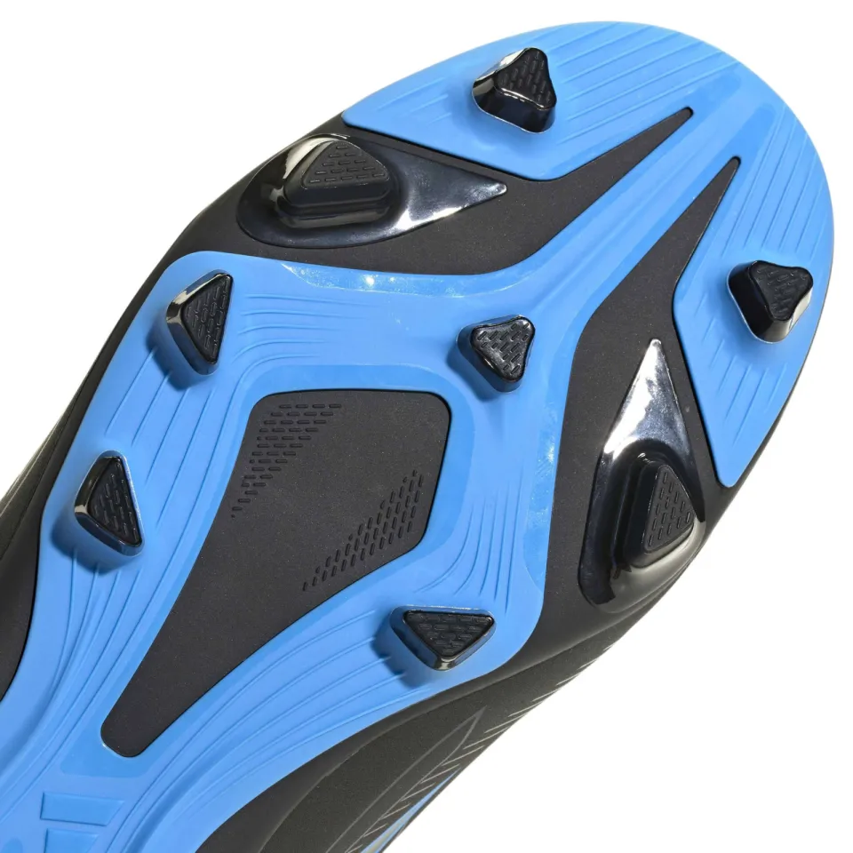 Adidas Performance F50 Hyperfast Club junior imitatieleren voetbalschoenen - zwart/blauw, foto 6
