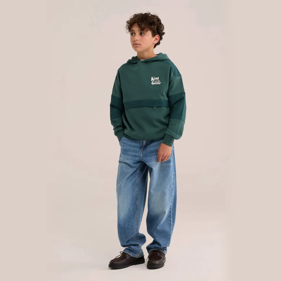 WE Fashion hoodie - donkergroen, foto 4