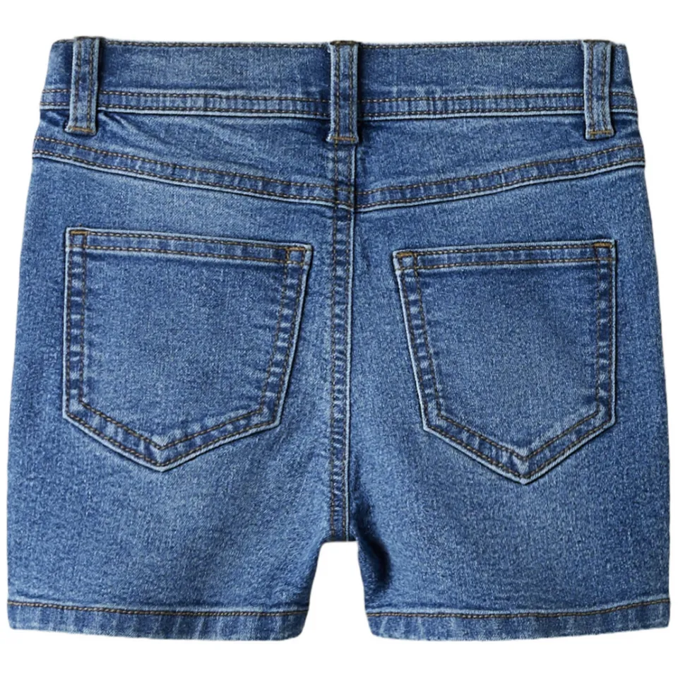 NAME IT MINI straight denim short medium blue denim, foto 3