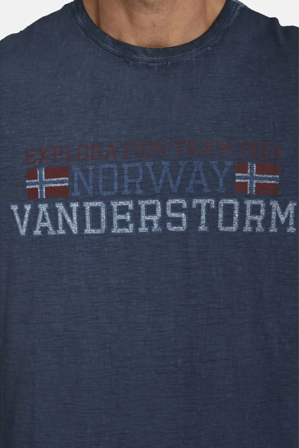 Jan Vanderstorm Diethelm T-shirt donkerblauw, foto 5