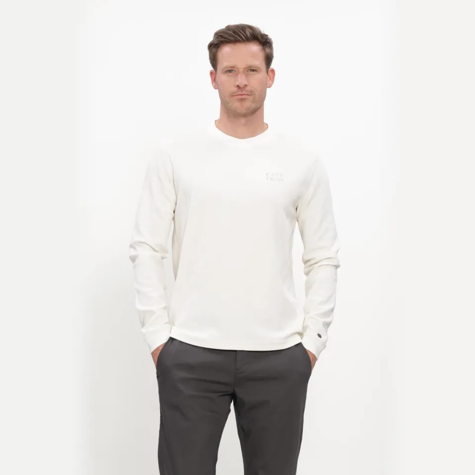 Cast Iron regular fit longsleeve - ecru, foto 5