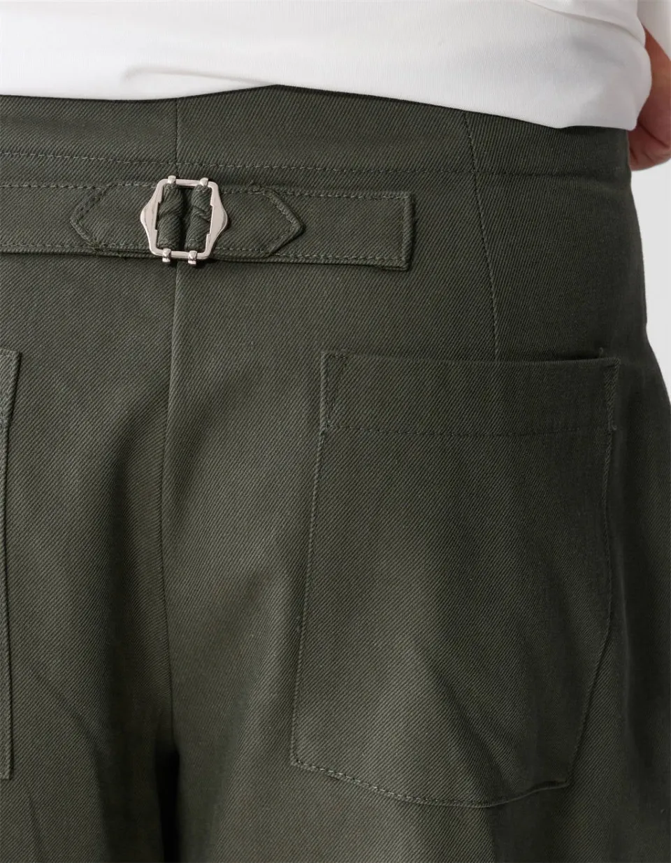 Shoeby high waist cargobroek donkergroen, foto 8