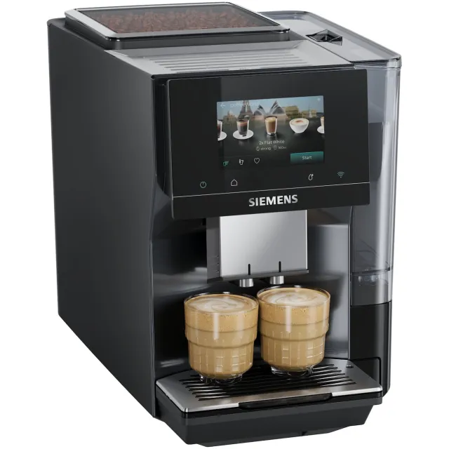 Siemens EQ700 TP727EF6 volautomatische espressomachine zilver