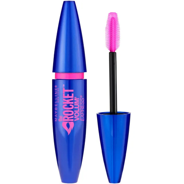 Maybelline New York 1+1 gratis: Maybelline Volum' Express The Rocket Mascara Very Black Zwart