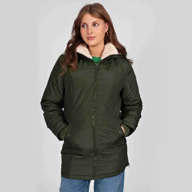 LOVE2WAIT winterjas Coat Babycarrier 3 in 1 olijfgroen, foto 8