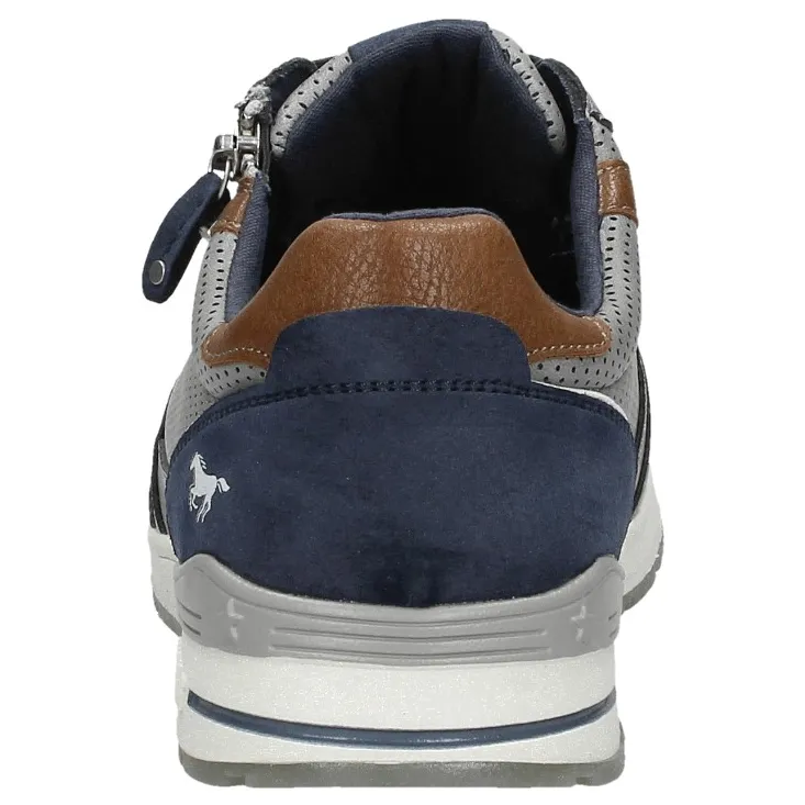 Mustang 4154316 lage sneaker grijs, foto 4