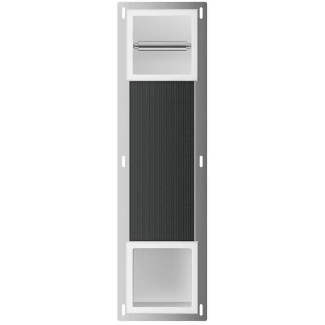 Boss & Wessing Toiletrolhouder Zonder Klep en Reserverolhouder Inbouw BWS Milan Mat Wit