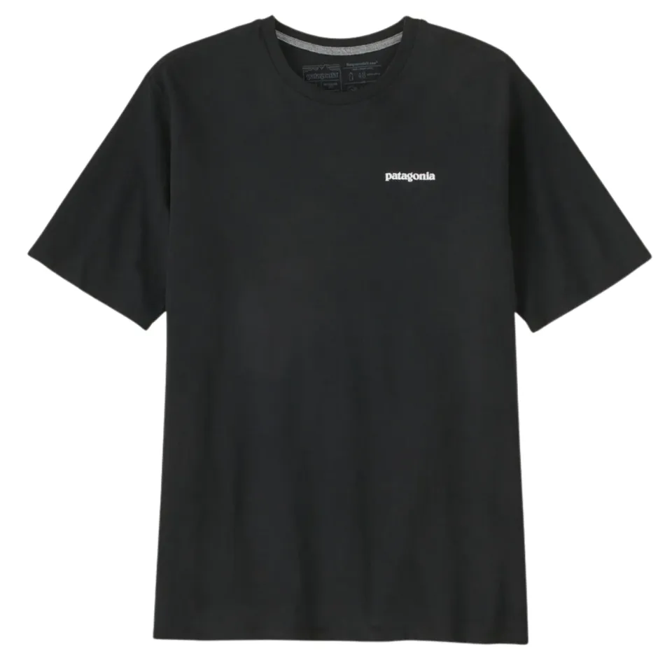 Patagonia P-6 Logo T-shirt zwart