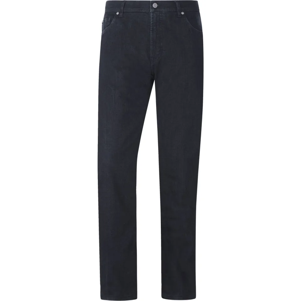 Jan Vanderstorm GUNNSTAD loose fit loose fit jeans Plus donkerblauw, foto 2
